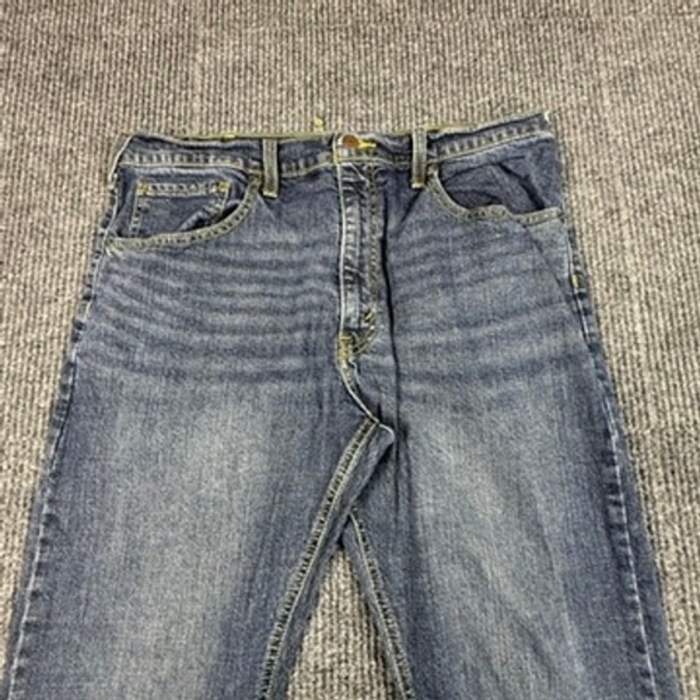 Levi‎ Strauss Signature Mens Bootcut Jeans Medium Wash Denim measures 36x30 - Picture 10 of 14